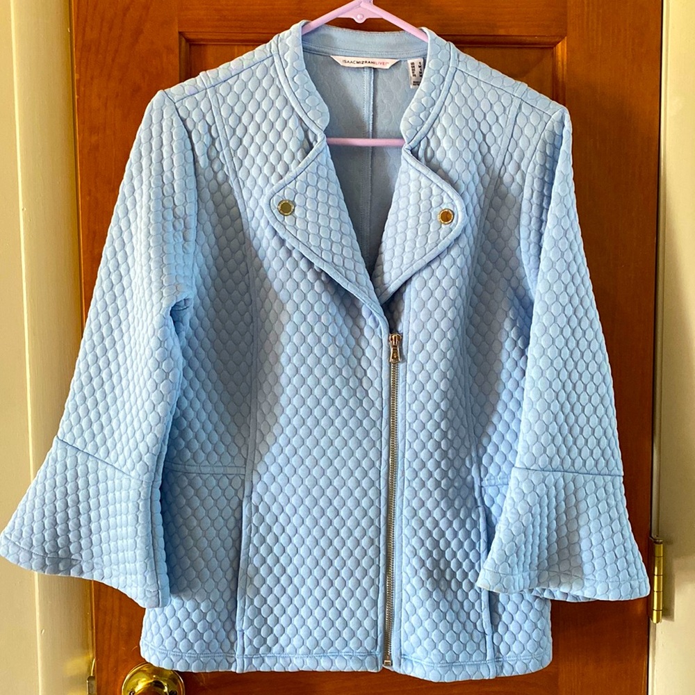 EUC Isaac Mizrahi Live! Knit moto jacket. Size S.